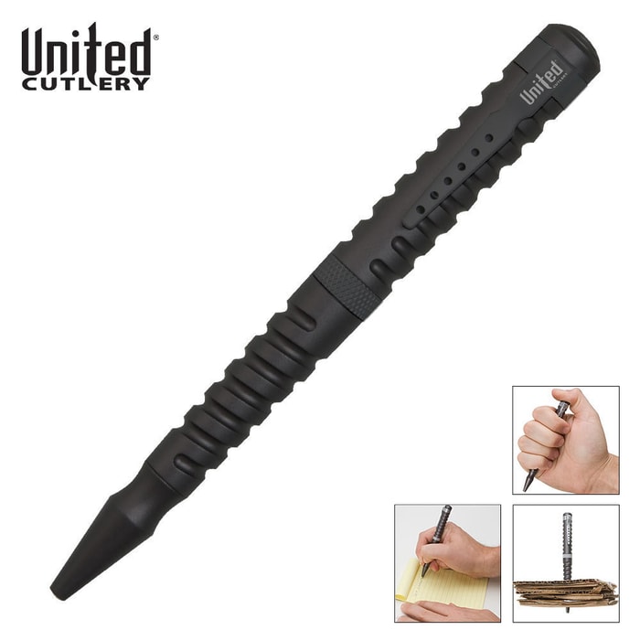 United Cutlery Self Defense Tactical Pen Black
