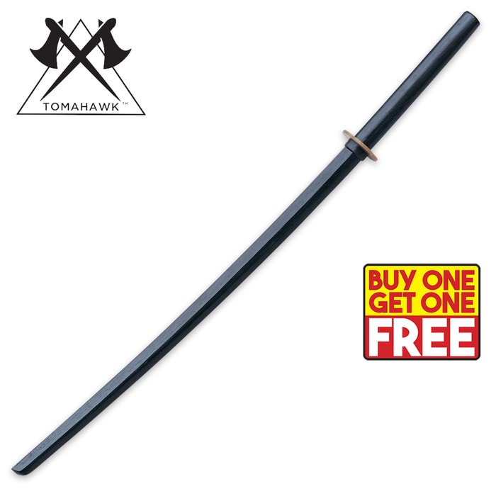 Get two Black Hardwood Daito Swords for the price of one.