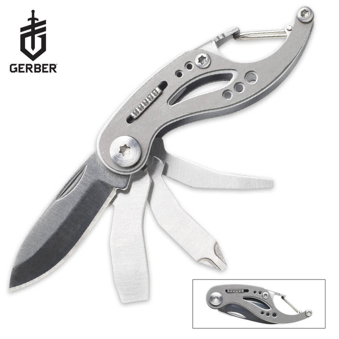 Gerber Curve Engraveable Gray Pocket Tool