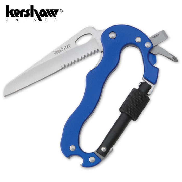 Kershaw Blue Carabiner Tool