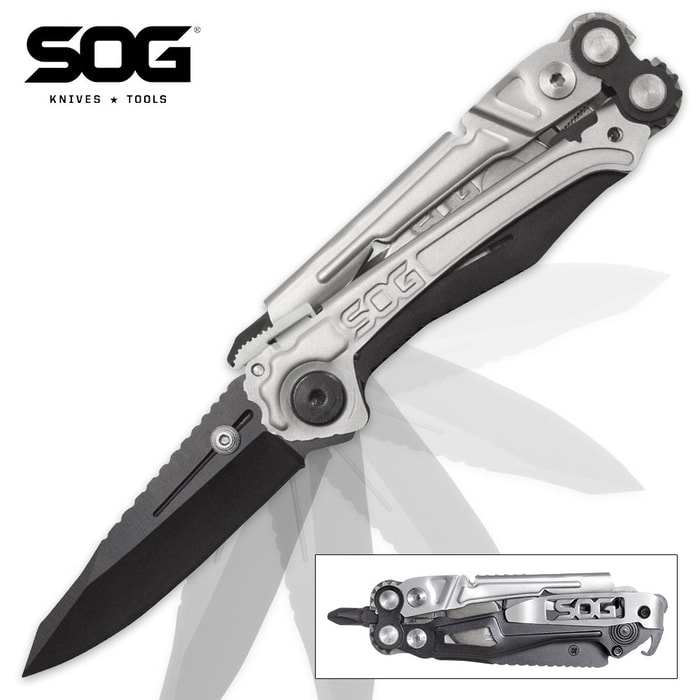 SOG Reactor Stainless And Hard-Cased Multi-Tool