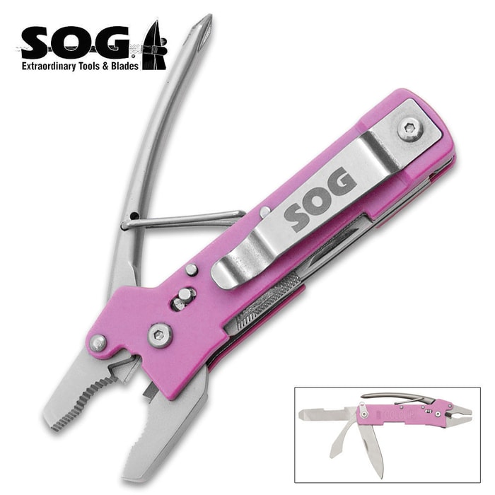 SOG Micro Pink Toolclip