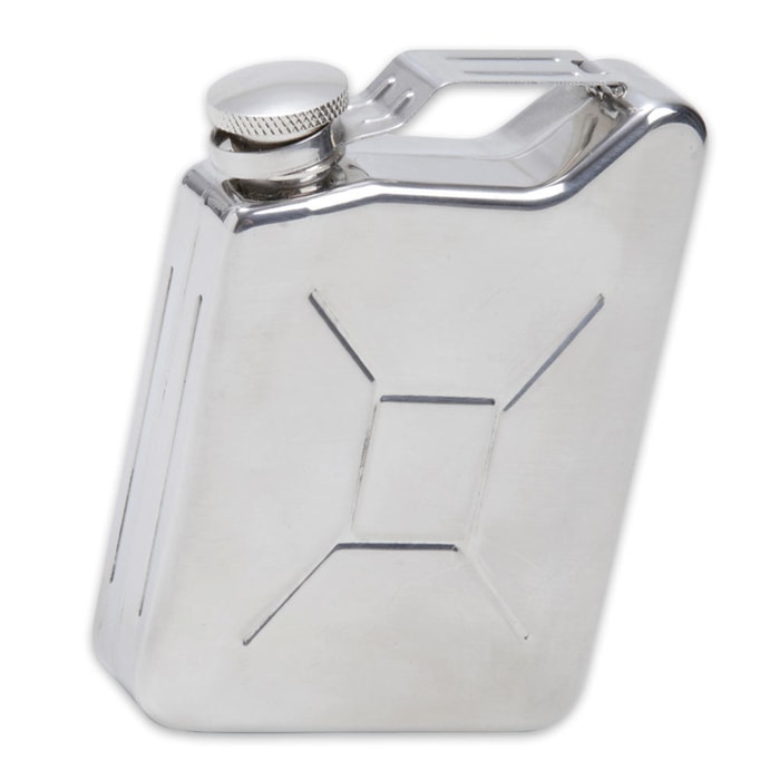 Gas Can-Style Stainless Steel Flask - 5 oz.