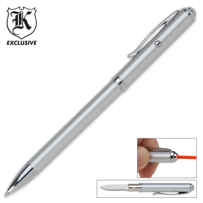 Silver Pen Knife with Laser