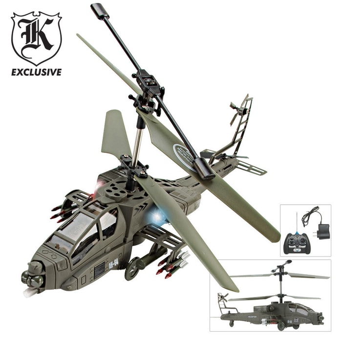 3-Channel Apache Helicopter