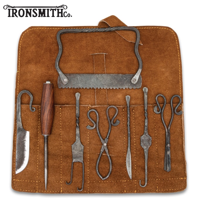 The Ironsmith Tool Kit shown housed in its pouch