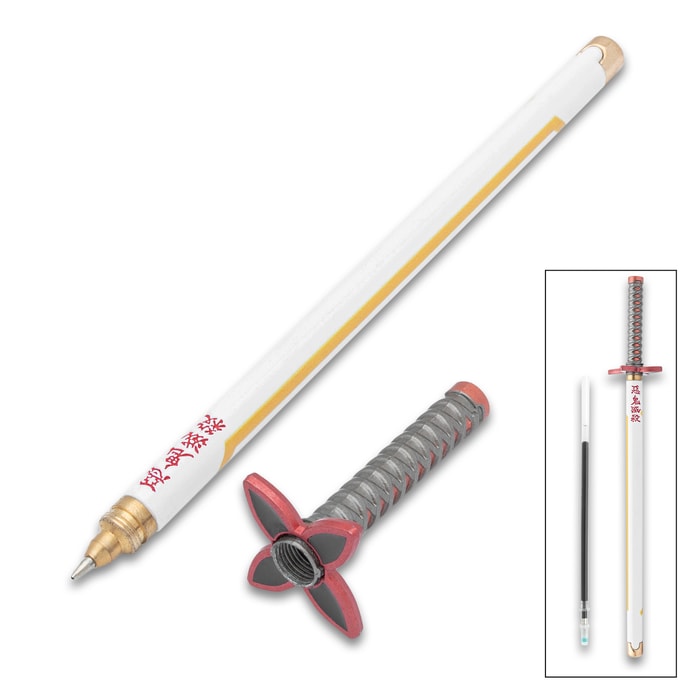 Full image of the Shinobu Kocho Demon Slayer Sword Anime Pen.