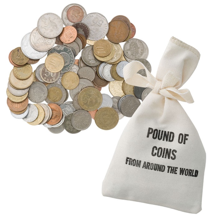 Around The World Pound of Coins Grab Bag