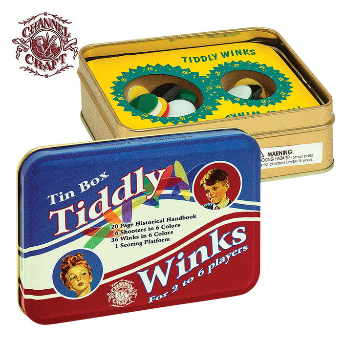 Tiddly Winks Tin Box
