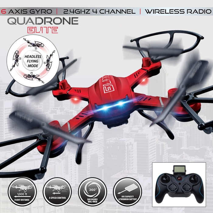 Quadrone Elite Drone With Camera