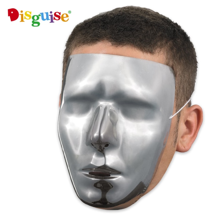 Blank Male Chrome Mask