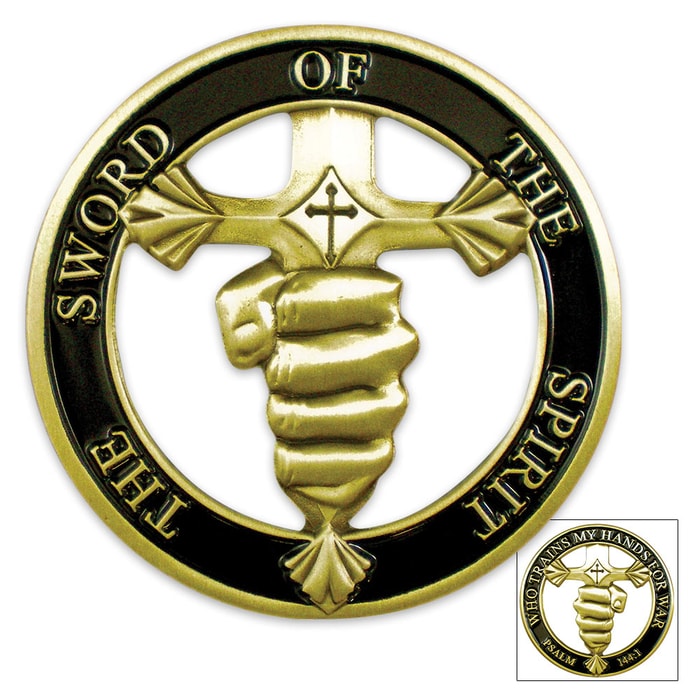 Sword Of The Spirit Cut Out Coin
