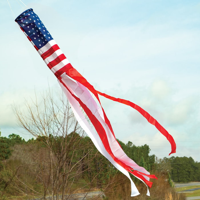"Old Glory" American Flag Windsock - 56"