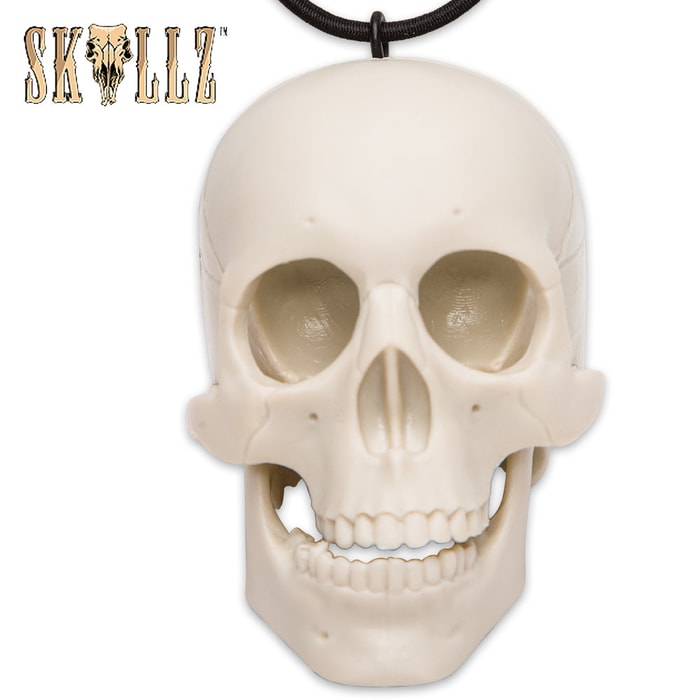 Skullz Human Skull Mirror Ornament