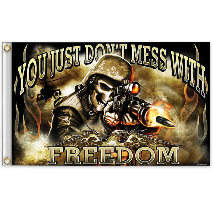 Don't Mess With Freedom Flag