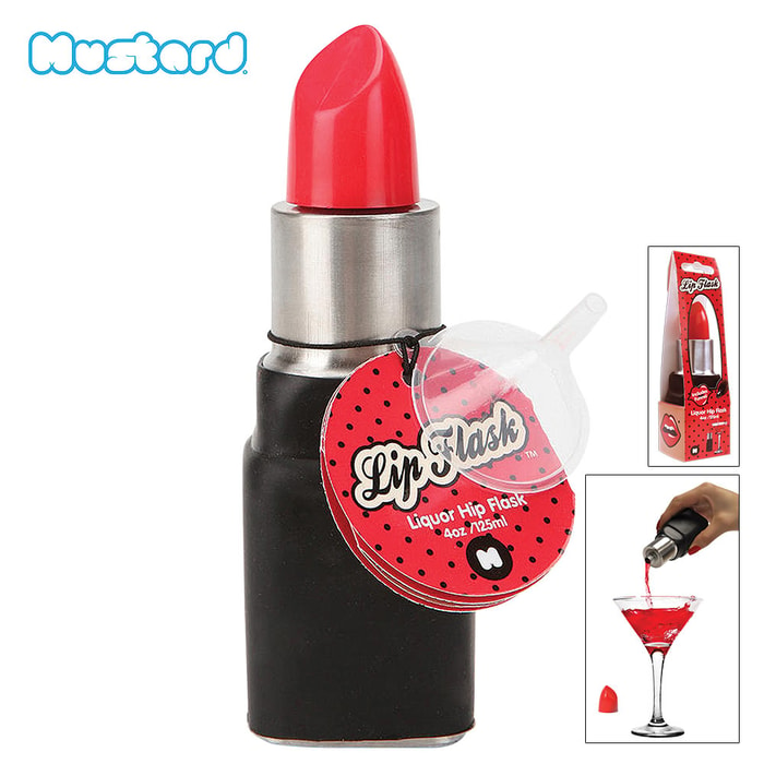 Lipstick Flask With Funnel