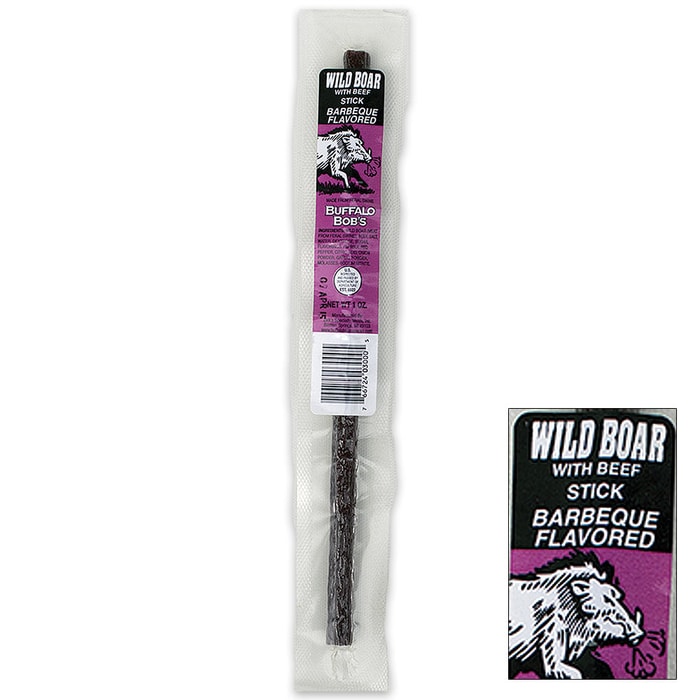 Buffalo Bob's 1-oz Wild Boar Jerky Stick