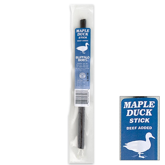 Buffalo Bob's 1-oz Maple Duck Jerky Stick