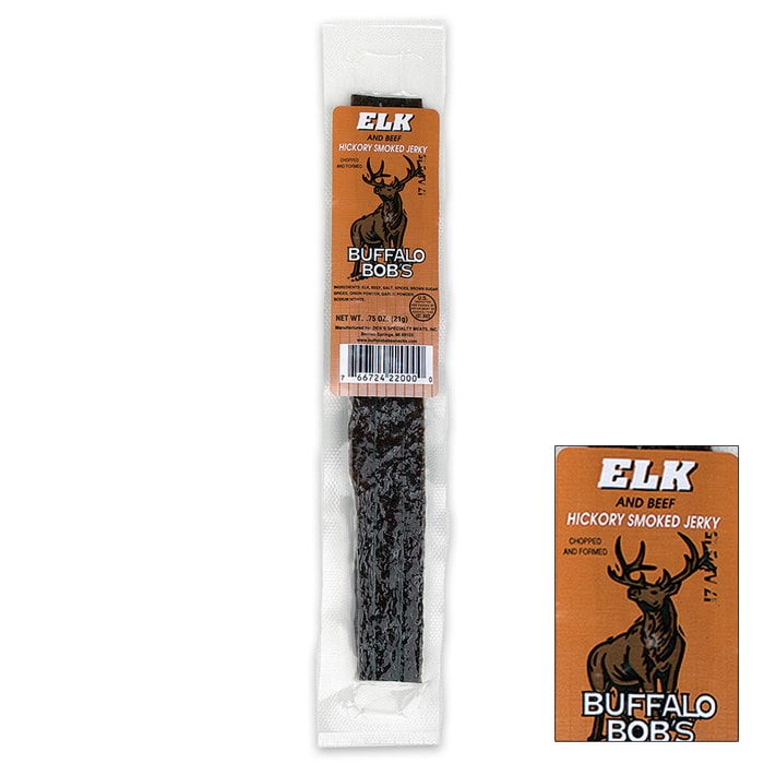 Buffalo Bob's 3/4-oz Smoked Elk Jerky