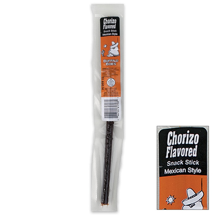 Buffalo Bob's 1-oz Mexican Chorizo Jerky Stick
