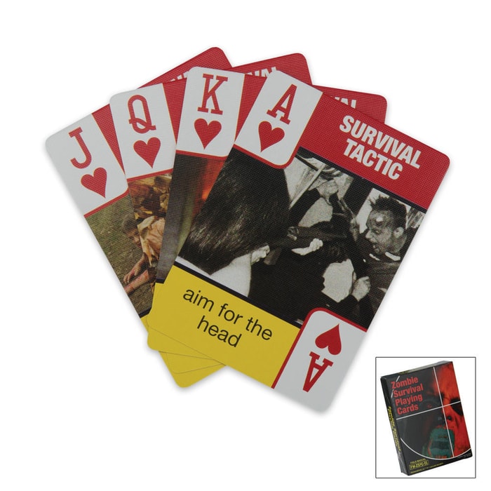 Zombie Survival Playing Cards