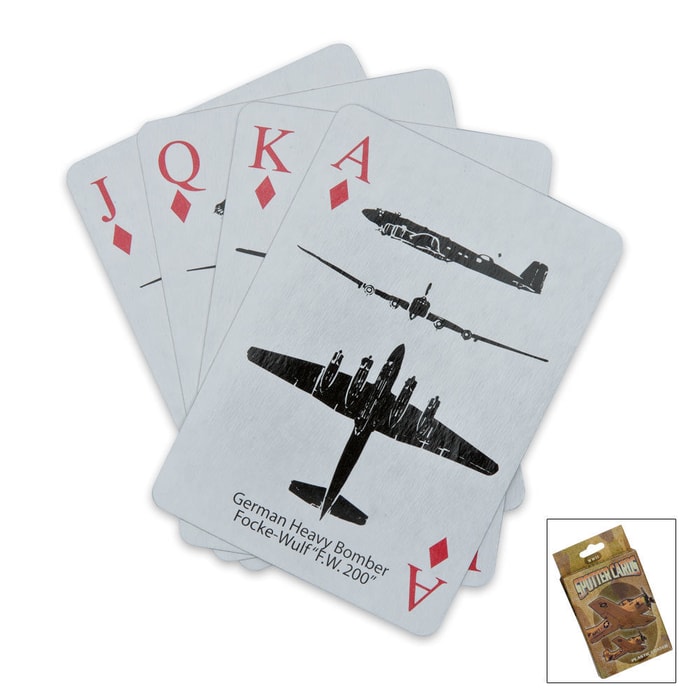 WWII Airplane Spotter Playing Flash Cards