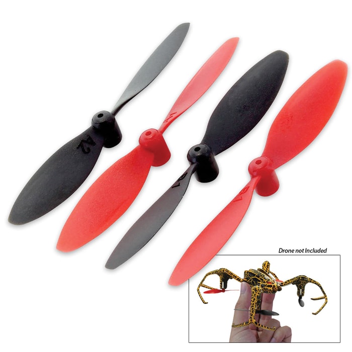 Spider Stunt Quadcopter Replacement Blades - 4 Pack