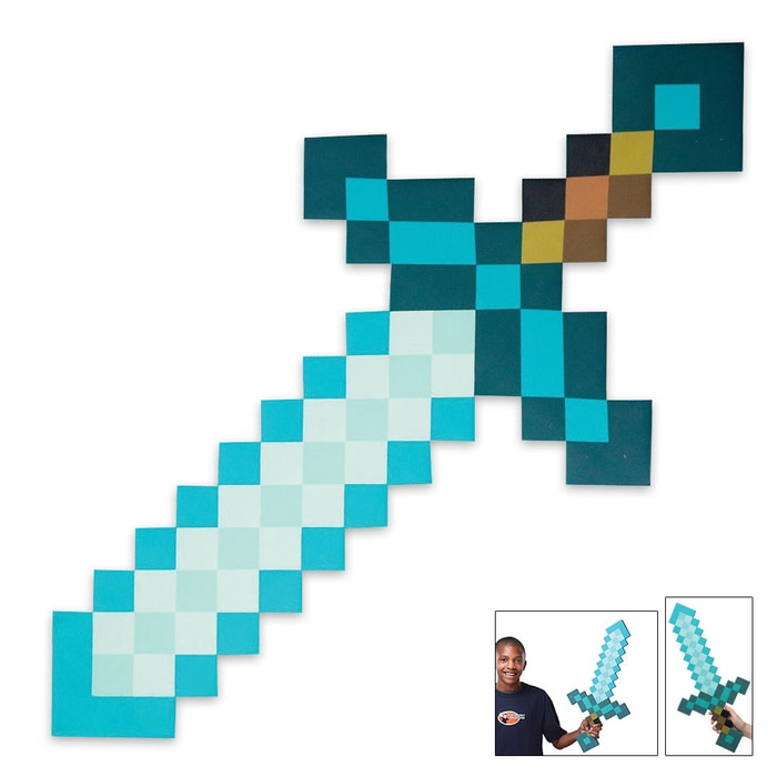 Minecraft Diamond Foam Sword