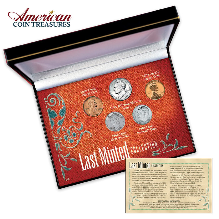 Last Minted Coin Collection