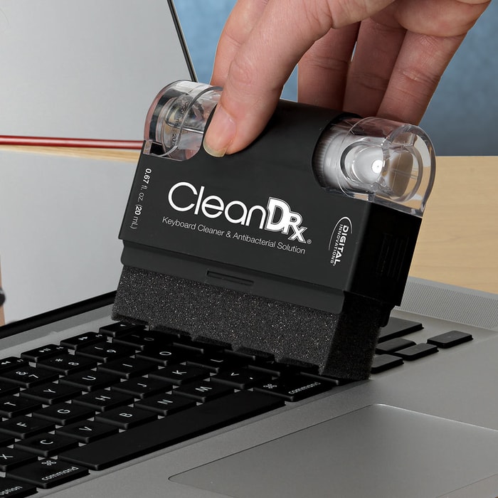 CleanDr Keyboard Cleaning System With Antibacterial Solution