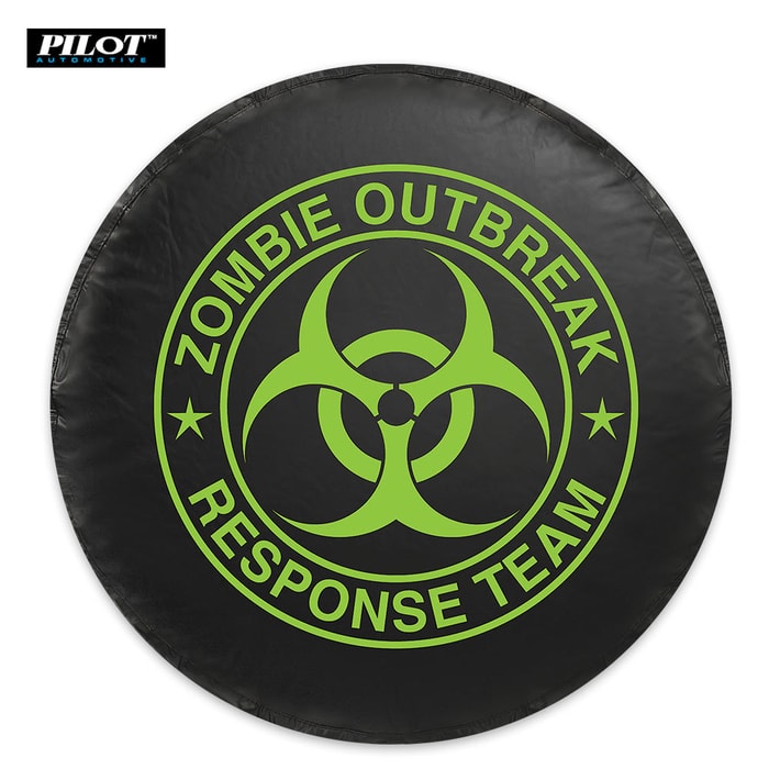 Green Zombie Spare Tire Cover - Small