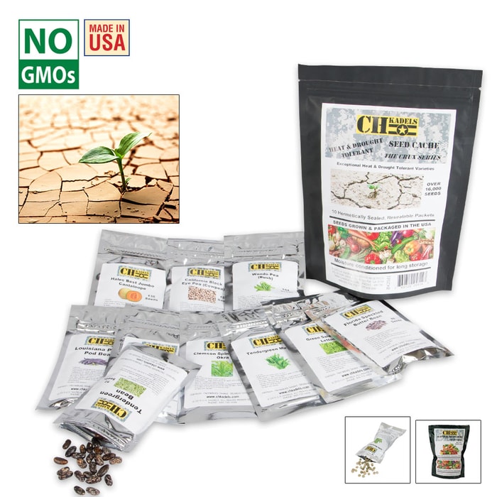 Heat Drought Tolerant Seed Cache