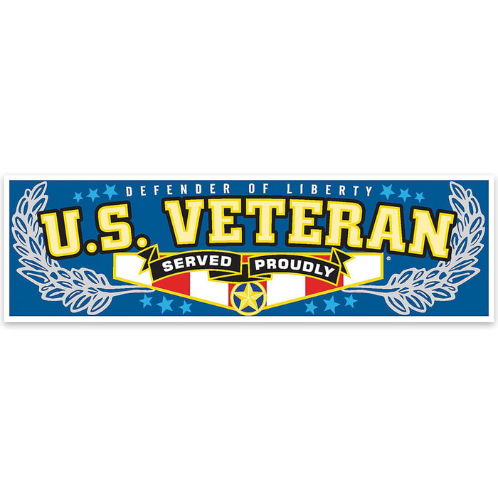 "US Veteran" Bumper Sticker