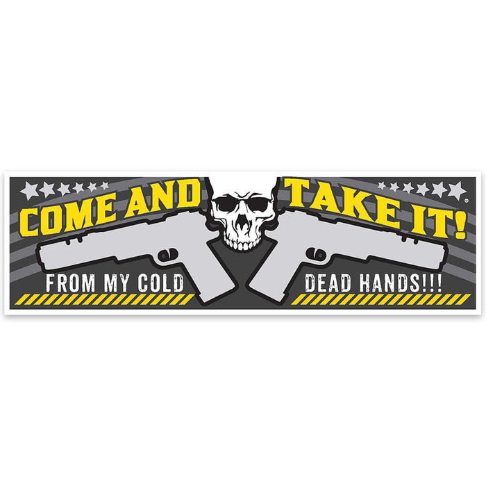 "Come And Take It" Bumper Sticker