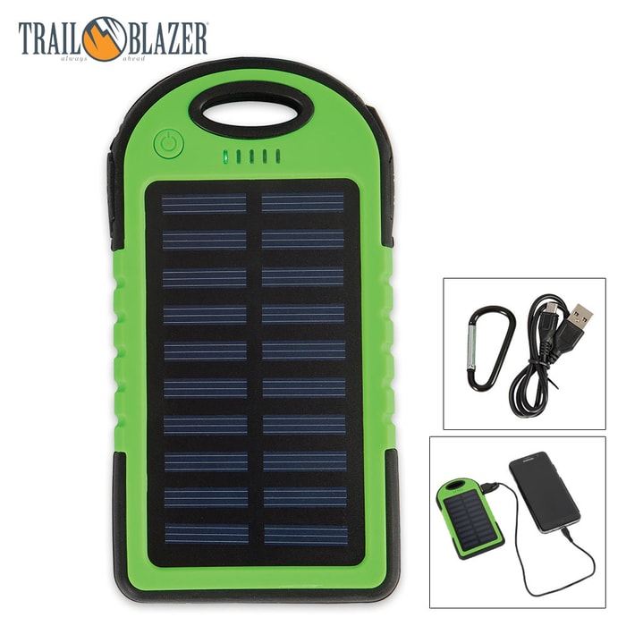 Trailblazer 5000 MAH Solar Charger And Power Bank