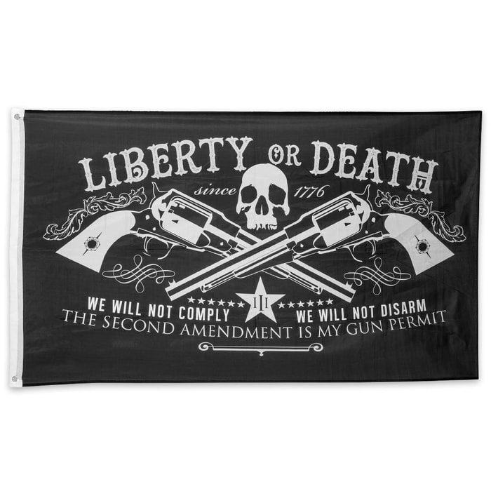 Liberty Or Death Flag - 3’ X 5’