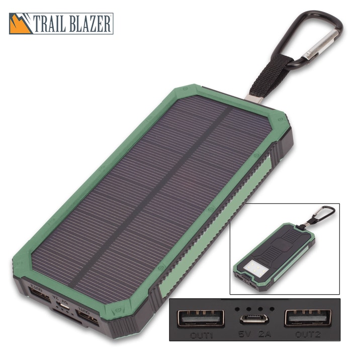 12000 MAH Solar Charger And Power Bank