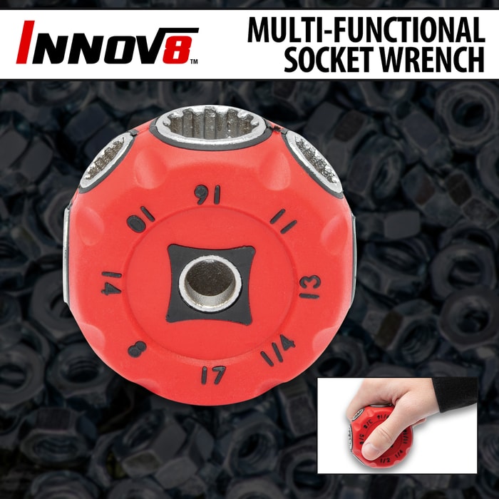 Full image of Innov8 8 In 1 Multifunctional Socket Wrench.