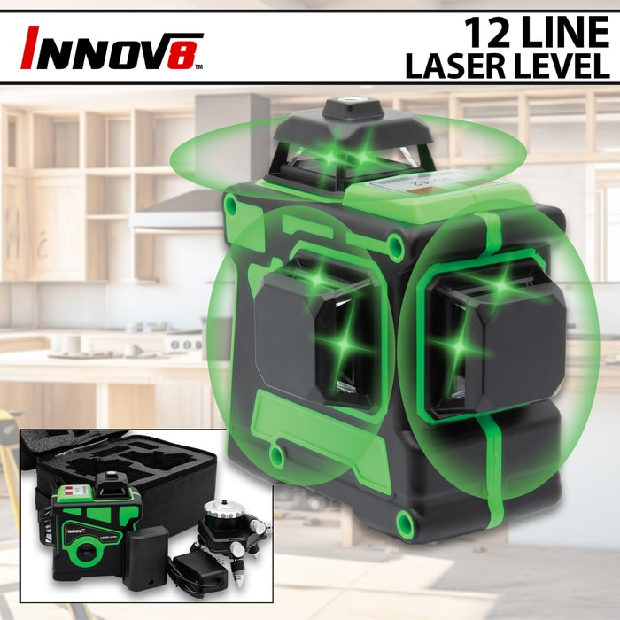 Full image of the Innov8 12 Line Laser Level.