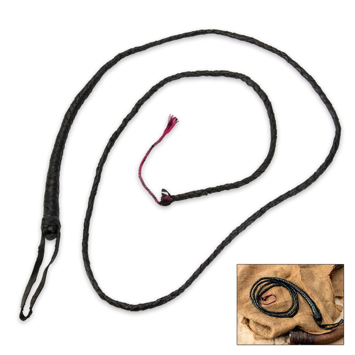 Young Indy 6' Leather Bullwhip