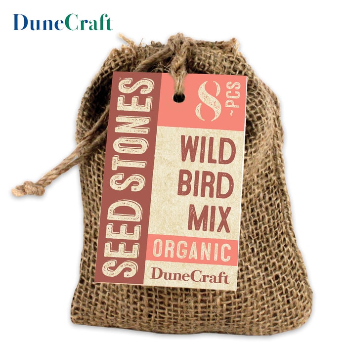 Dunecraft Wild Bird Mix Growing Kit in Burlap Bag