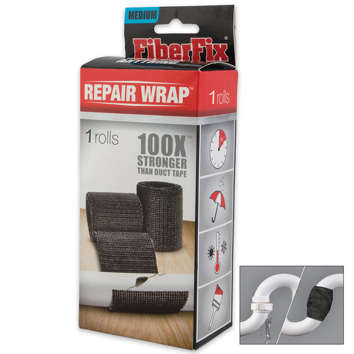 FiberFix Repair 2 In. Wrap - 100x Stronger Than Duct Tape