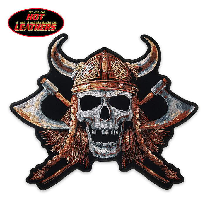 Hot Leathers Viking Skull Patch
