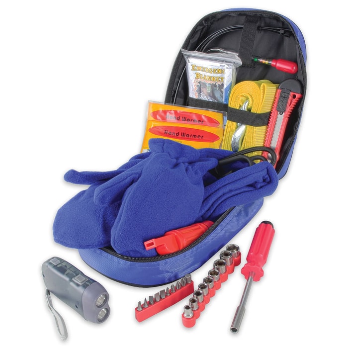 SubZero 40-Piece Winter Roadside Emergency Kit