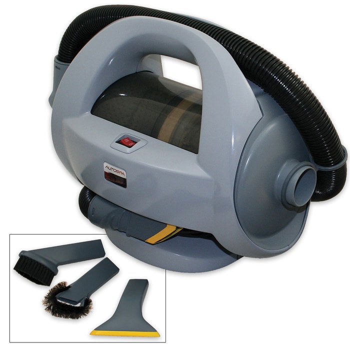 AutoSpa Auto-Vac 120v Bagless Auto Vacuum with Cleaning Tools