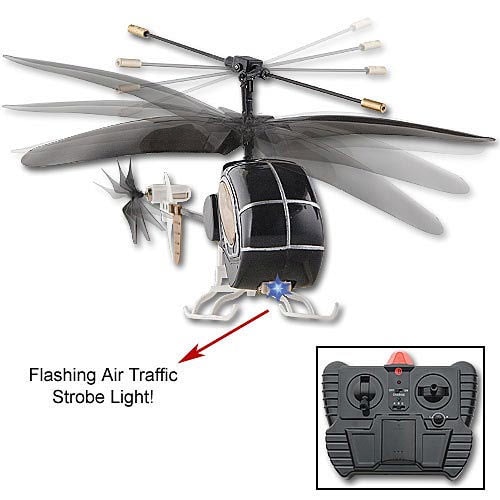 Remote Control Micro Mini Night Ops Helicopter