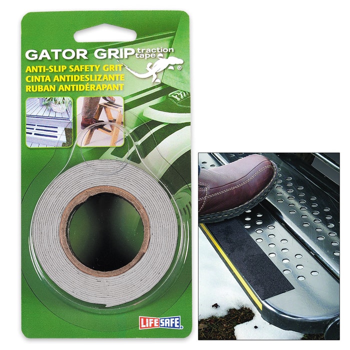 Gator Grip Clear Anti-Slip Safety Grip Tape - 1X8