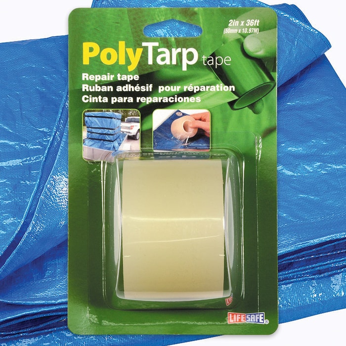 Clear Poly Tarp Repair Tape - 2" x 36'