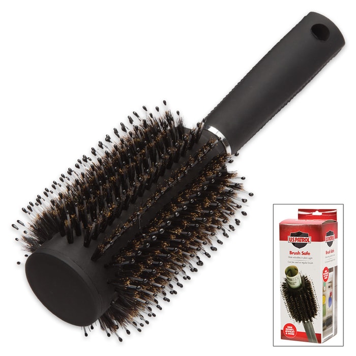 U.S. Patrol Hairbrush Safe - Fully Functional, Hides Valuables in Plain Sight