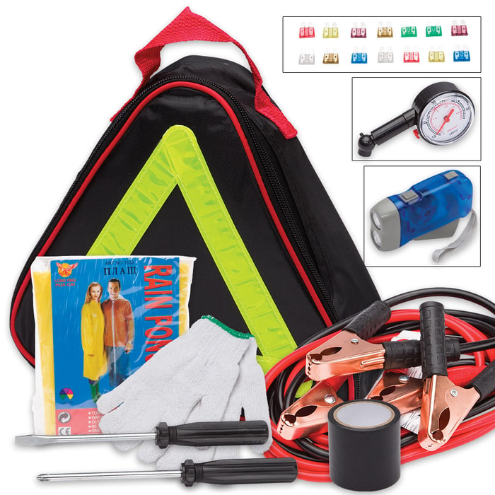 35-Piece Automobile Emergency Tool Kit